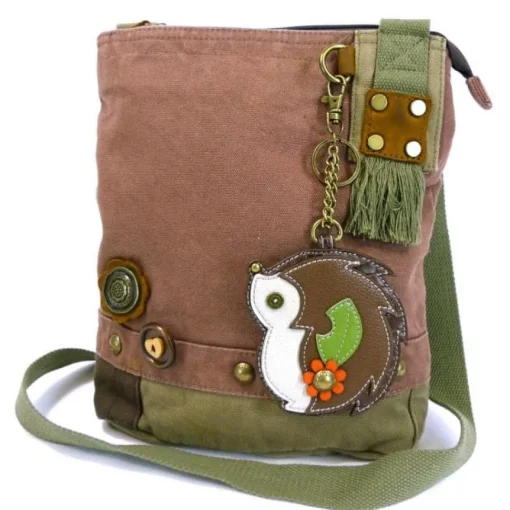 Hedgehog Collection by Chala Keychain Wallet Purse VEGAN
