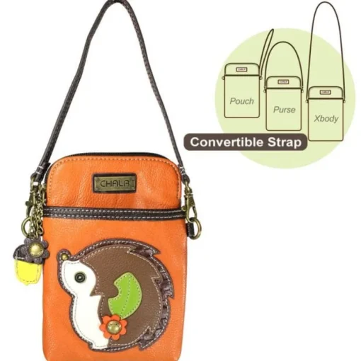 Hedgehog Collection by Chala Keychain Wallet Purse VEGAN