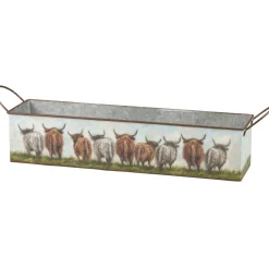 Highland Cows Metal Nesting Bin Set-Primitives by Kathy