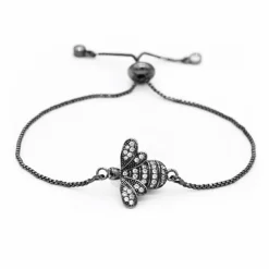 Honey Bee Bracelet-Adjustable in Copper with Gold or Silver Tone