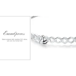 Honey Bee Bracelets and Rings In Yellow Gold Plated 925 Silver, Sweeter than Honey!