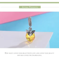 Honey Bee Charms Sterling Silver-Pandora Style
