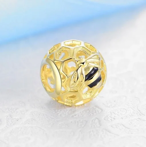Honey Bee Charms Sterling Silver-Pandora Style
