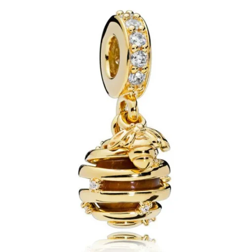 Honey Bee Charms Sterling Silver-Pandora Style