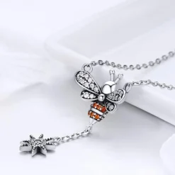 Honey Bee Jewelry Set, Sterling Silver, GORGEOUS! High quality, Unique!