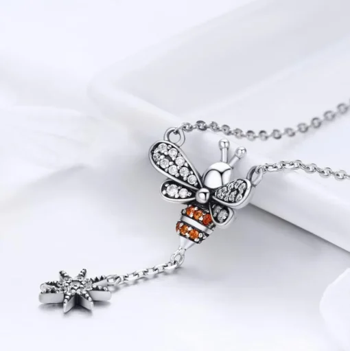 Honey Bee Jewelry Set, Sterling Silver, GORGEOUS! High quality, Unique!