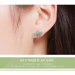 Honey Bee With a Star Jewelry SET : Ring, Necklace, Earrings