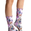 Horse Print Colorful Women's Crew Socks