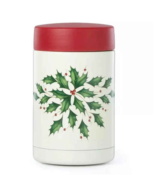Hosting the Holidays Large Insulated Food Container Stainless steel/glass