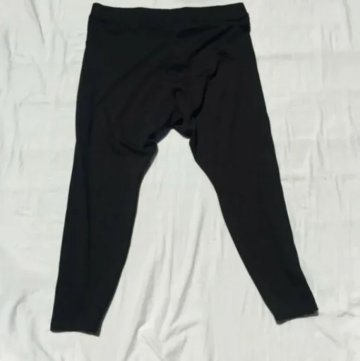 Hue Plus Metallic Tuxedo Ponte-Knit Leggings