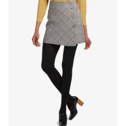 Hue Super Soft Brushed Sweater Tights-Perfect for Chilly Spring Days! Black, Gray, Brown