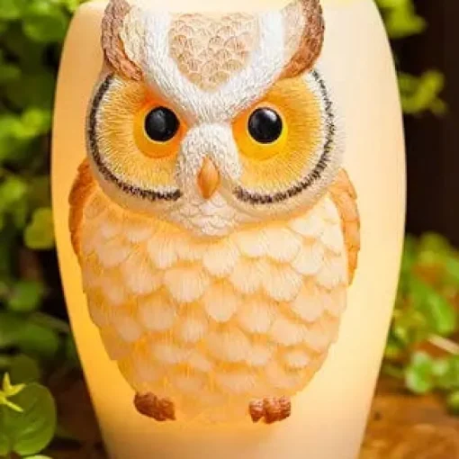 Hummingbird & Trumpet Flower Night Lamp Or Owl Lamp