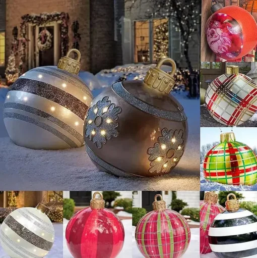 Inflatable LED Christmas Ornaments 7 Designs! Large Size