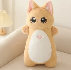 Kawaii Large Kitty Cat or Pink Pig Pillow Plush Animals 55cm Tall!