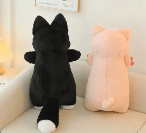 Kawaii Large Kitty Cat or Pink Pig Pillow Plush Animals 55cm Tall!