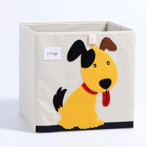 Kid's Animal Storage Cubes Large with Lids Heavyweight Foldable *