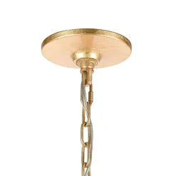 La Rochelle 6-Lght Chandelier Parisian Gold Leaf