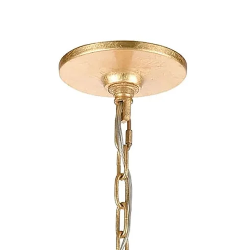 La Rochelle 6-Lght Chandelier Parisian Gold Leaf
