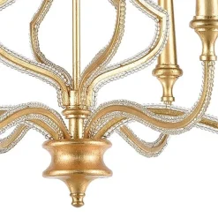 La Rochelle 6-Lght Chandelier Parisian Gold Leaf