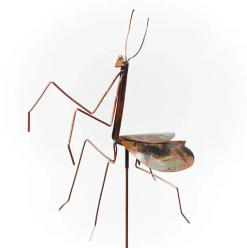 Large Praying Mantis Garden Stake Handmade in the USA