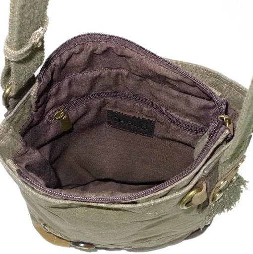 LAZZY CAT - Calico Cat, PATCH CROSS-BODY BAG by Chala