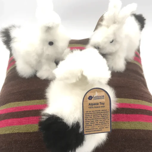 Little Bunny Rabbit Alpaca Plush Handmade in Peru