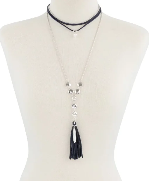 Lucky Brand Layered Lariat Necklace