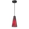 Lumino 1-Lght Pndnt W/Inferno Red Shade