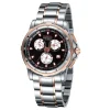 Luxury Men's Chronograph Watch-Stainless Steel, 10ATM Waterproof