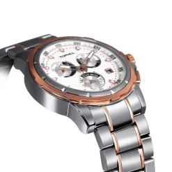 Luxury Men's Chronograph Watch-Stainless Steel, 10ATM Waterproof