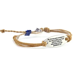 Masters Silver Strand Christian Inspirational Bracelets Rope