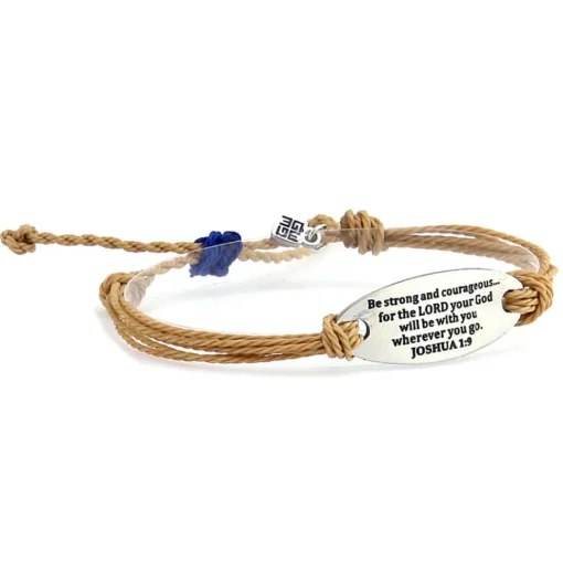 Masters Silver Strand Christian Inspirational Bracelets Rope