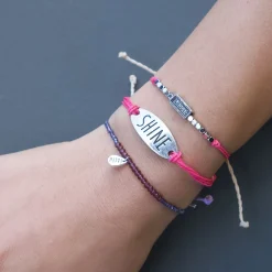 Masters Silver Strand Christian Inspirational Bracelets Rope