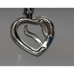 Mens Horse necklace Sterling Silver, Big and Beautiful!