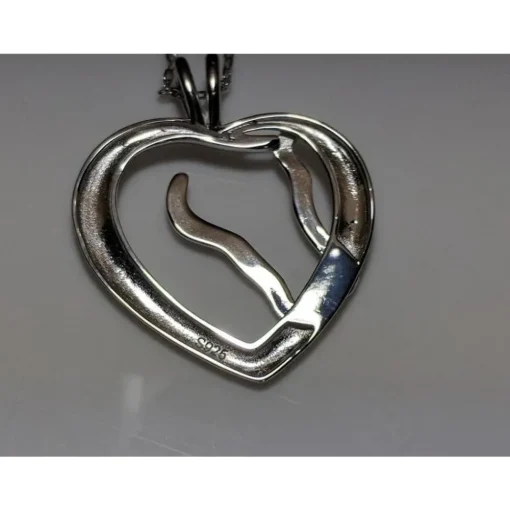 Mens Horse necklace Sterling Silver, Big and Beautiful!
