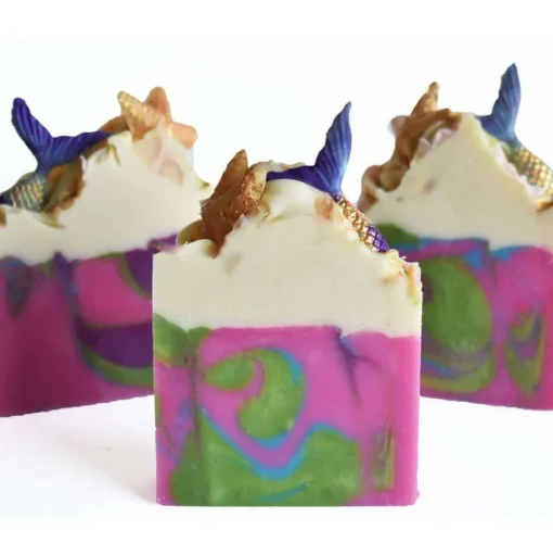 Mermaid Kisses Artisan Soap & Bath Bombs-Beautiful Gift for a Mermaid Lovers!
