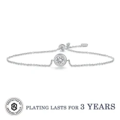 Moissanite 1ct Colored GRA Bezel Set Jewelry 925 Sterling Silver Lasting Beauty Plating