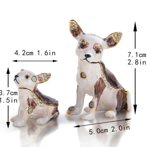 Momma and Puppy Trinket Box