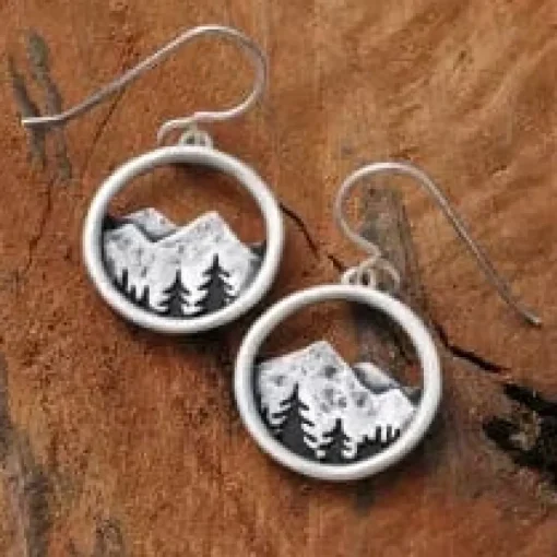 Mountain Spoon-Type Wrap Around Rings and Mountain Necklaces