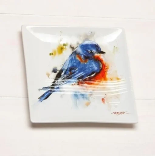 Nature & Bird Snack Plates Collection - by Artist Dean Crouser -Magnificent! *