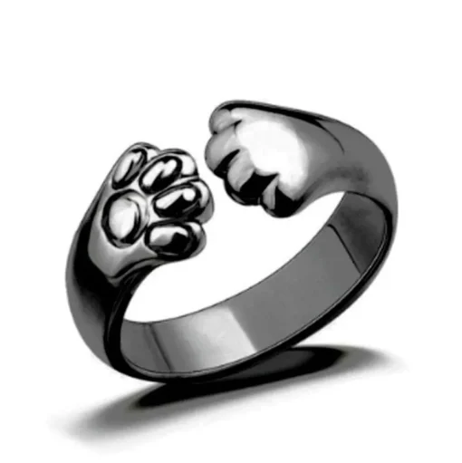 Paw Hugs Ring - Ladies Simple Fashion Jewelry Rings