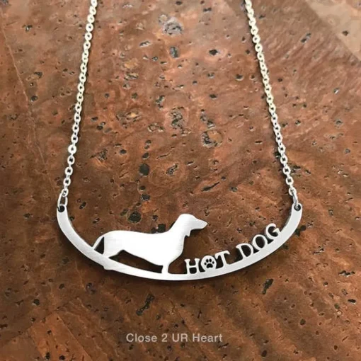 Pet Lover's Picks: Dogs and Cats Stainless Steel Made in the USA Bar Necklaces*