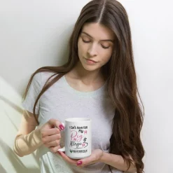 Pig Is Allergic White glossy mug