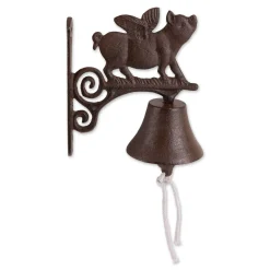 Pig With Wings Cast Iron Bell