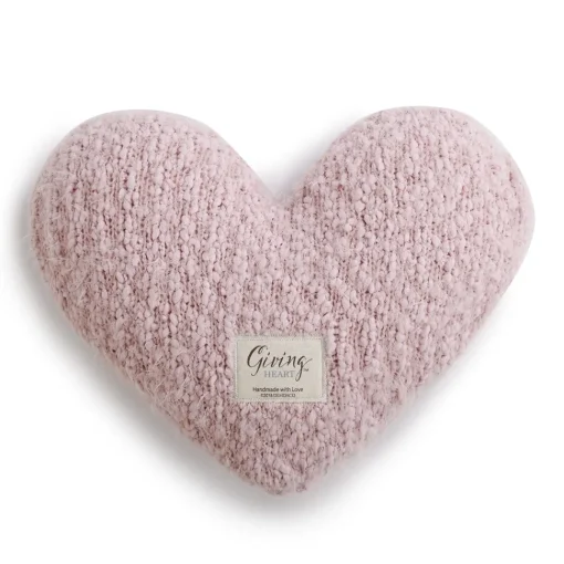 Pink Giving Heart Pillow