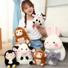 Plush Cow, Pig, Elephant Sweet Cheeks Cuties