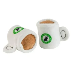 Plush Parody Pet Chew Toy Starbarks Coffee House for Dogs Fun Plush for Dog