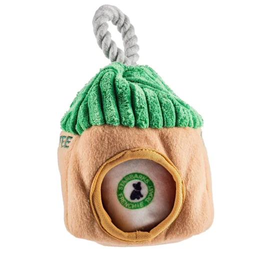 Plush Parody Pet Chew Toy Starbarks Coffee House for Dogs Fun Plush for Dog