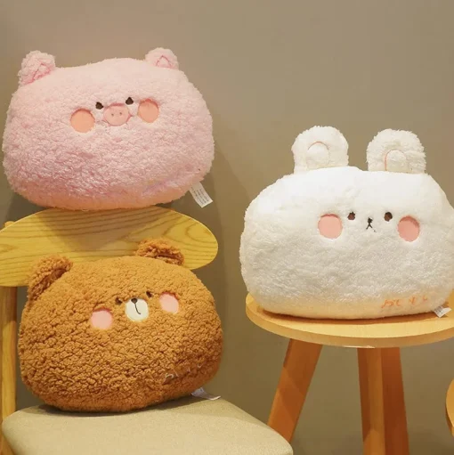 Plush Pink Piggy Pillows 2 Styles of Cuteness!