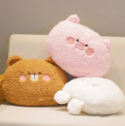 Plush Pink Piggy Pillows 2 Styles of Cuteness!